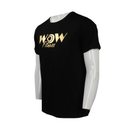 T771 團體訂購男裝圓領短袖T恤 自製logo款圓領T恤 燙金 健身 教練T恤制服公司     黑色 T771 團體訂購男裝圓領短袖T恤 自製logo款圓領T恤 燙金 健身 教練T恤制服公司     黑色